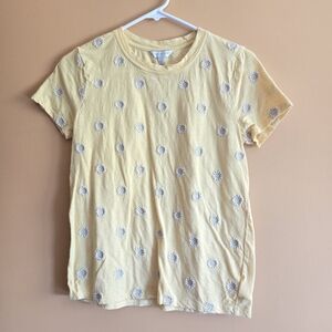 Lucky Brand Embroidered Flower Tee, SP